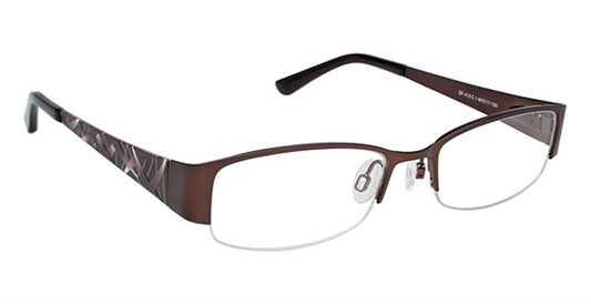 SUPER FLEX \ SF-415 \ BROWN \ 1 \ 51- 17 \ 135 \ Optical Frame 