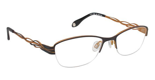 FYSH \ F-3528 \ BROWN LEMON \ 186 \ 53-18 \ 135 \ OPTICAL
