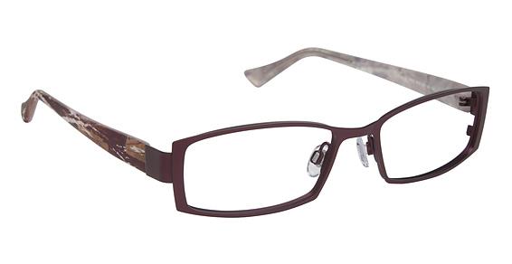 FYSH \ F-3452 \ BURGUNDY \ 802 \ 52 - 18 \ 135 \ OPTICAL
