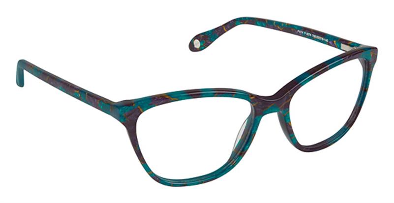 FYSH \ F-3574 \ TURQ. MARBLE \ 708 \ 53-16 \ 140 \ OPTICAL