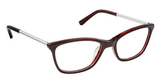 SUPER FLEX \ SF-493 \ BURGUNDY SILVER \ 3 \ 51-17 \ 140 \ OPTICAL