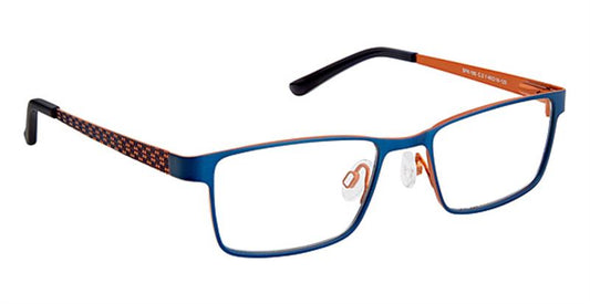 SUPER FLEX KIDS \ SFK-185 \ NAVY ORANGE \ 2 \ 48-16 \ 130 \ OPTICAL