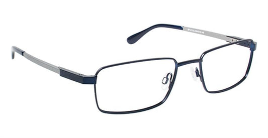 SUPER FLEX \ SF-411 \ NAVY SILVER \ 2 \ 54- 18 \ 140 \ OPTICAL
