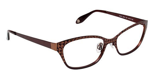 FYSH \ F-3518 \ BROWN CHECK \ 815 \ 53-17 \ 135 \ OPTICAL