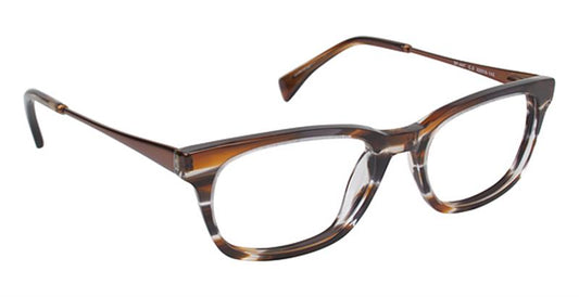 SUPER FLEX \ SF-447 \ BROWN \ 3 \ 50- 18 \ 140 \ Optical Frame 