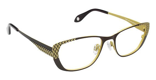 FYSH \ F-3501 \ BROWN LEMON \ 620 \ 52-19 \ 145 \ OPTICAL