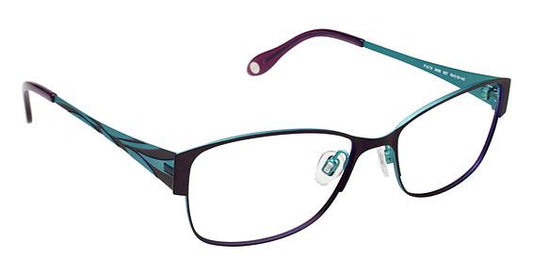 FYSH \ F-3499 \ PURPLE AQUA \ 627 \ 55-16 \ 140 \ OPTICAL